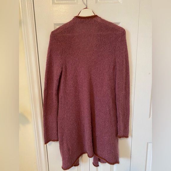 Gudrun Sjoden Alpaca blend Open Front Duster Lagenlook Layering Sweden Small - Picture 3 of 16